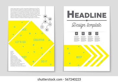 Abstract vector layout background set. For art template design, list, front page, mockup brochure theme style, banner, idea, cover, booklet, print, flyer, book, blank, card, ad, sign, sheet,, a4.