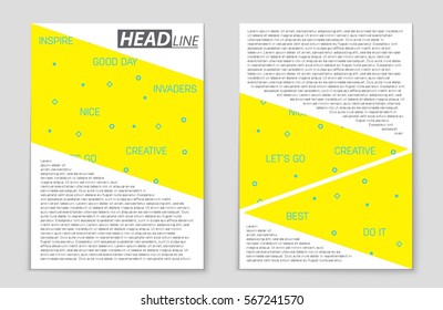 Abstract vector layout background set. For art template design, list, front page, mockup brochure theme style, banner, idea, cover, booklet, print, flyer, book, blank, card, ad, sign, sheet,, a4.