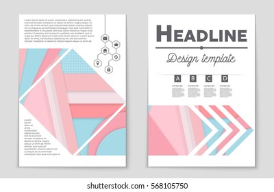 Abstract vector layout background set. For art template design, list, front page, mockup brochure theme style, banner, idea, cover, booklet, print, flyer, book, blank, card, ad, sign, sheet,, a4.
