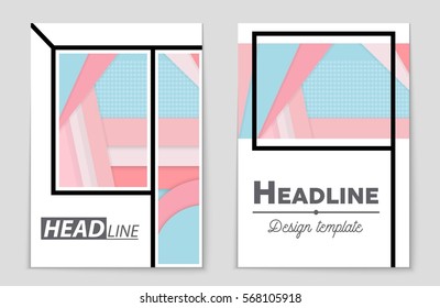 Abstract vector layout background set. For art template design, list, front page, mockup brochure theme style, banner, idea, cover, booklet, print, flyer, book, blank, card, ad, sign, sheet,, a4.