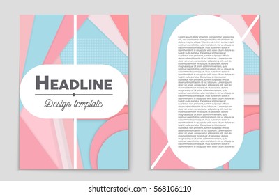 Abstract vector layout background set. For art template design, list, front page, mockup brochure theme style, banner, idea, cover, booklet, print, flyer, book, blank, card, ad, sign, sheet,, a4.