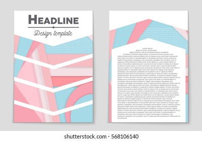 Abstract vector layout background set. For art template design, list, front page, mockup brochure theme style, banner, idea, cover, booklet, print, flyer, book, blank, card, ad, sign, sheet,, a4.