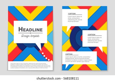 Abstract vector layout background set. For art template design, list, front page, mockup brochure theme style, banner, idea, cover, booklet, print, flyer, book, blank, card, ad, sign, sheet,, a4.