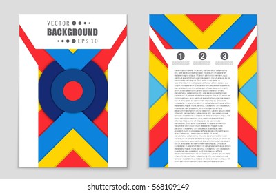 Abstract vector layout background set. For art template design, list, front page, mockup brochure theme style, banner, idea, cover, booklet, print, flyer, book, blank, card, ad, sign, sheet,, a4.