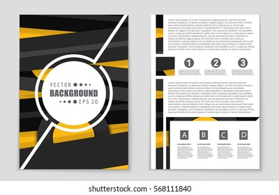 Abstract vector layout background set. For art template design, list, front page, mockup brochure theme style, banner, idea, cover, booklet, print, flyer, book, blank, card, ad, sign, sheet,, a4.