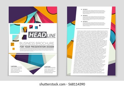 Abstract vector layout background set. For art template design, list, front page, mockup brochure theme style, banner, idea, cover, booklet, print, flyer, book, blank, card, ad, sign, sheet,, a4.