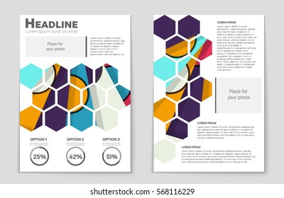 Abstract vector layout background set. For art template design, list, front page, mockup brochure theme style, banner, idea, cover, booklet, print, flyer, book, blank, card, ad, sign, sheet,, a4.