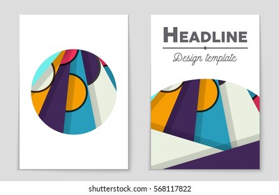 Abstract vector layout background set. For art template design, list, front page, mockup brochure theme style, banner, idea, cover, booklet, print, flyer, book, blank, card, ad, sign, sheet,, a4.