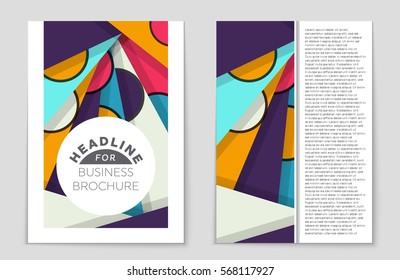 Abstract vector layout background set. For art template design, list, front page, mockup brochure theme style, banner, idea, cover, booklet, print, flyer, book, blank, card, ad, sign, sheet,, a4.