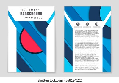 Abstract vector layout background set. For art template design, list, front page, mockup brochure theme style, banner, idea, cover, booklet, print, flyer, book, blank, card, ad, sign, sheet,, a4.