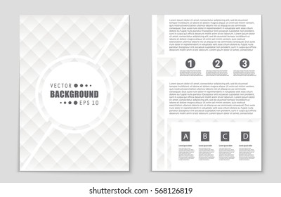 Abstract vector layout background set. For art template design, list, front page, mockup brochure theme style, banner, idea, cover, booklet, print, flyer, book, blank, card, ad, sign, sheet,, a4.