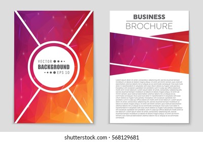 Abstract vector layout background set. For art template design, list, front page, mockup brochure theme style, banner, idea, cover, booklet, print, flyer, book, blank, card, ad, sign, sheet,, a4.