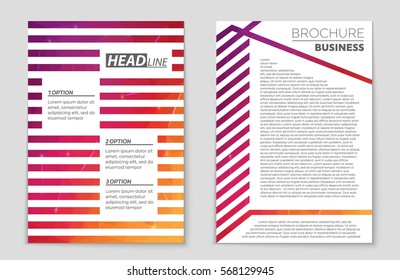 Abstract vector layout background set. For art template design, list, front page, mockup brochure theme style, banner, idea, cover, booklet, print, flyer, book, blank, card, ad, sign, sheet,, a4.