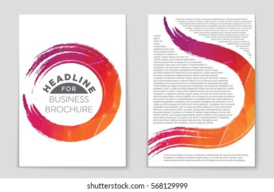 Abstract vector layout background set. For art template design, list, front page, mockup brochure theme style, banner, idea, cover, booklet, print, flyer, book, blank, card, ad, sign, sheet,, a4.