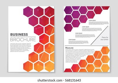 Abstract vector layout background set. For art template design, list, front page, mockup brochure theme style, banner, idea, cover, booklet, print, flyer, book, blank, card, ad, sign, sheet,, a4.