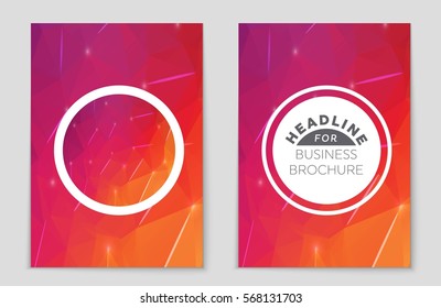 Abstract vector layout background set. For art template design, list, front page, mockup brochure theme style, banner, idea, cover, booklet, print, flyer, book, blank, card, ad, sign, sheet,, a4.