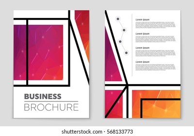 Abstract vector layout background set. For art template design, list, front page, mockup brochure theme style, banner, idea, cover, booklet, print, flyer, book, blank, card, ad, sign, sheet,, a4.