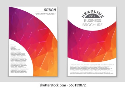 Abstract vector layout background set. For art template design, list, front page, mockup brochure theme style, banner, idea, cover, booklet, print, flyer, book, blank, card, ad, sign, sheet,, a4.