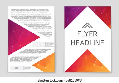 Abstract vector layout background set. For art template design, list, front page, mockup brochure theme style, banner, idea, cover, booklet, print, flyer, book, blank, card, ad, sign, sheet,, a4.