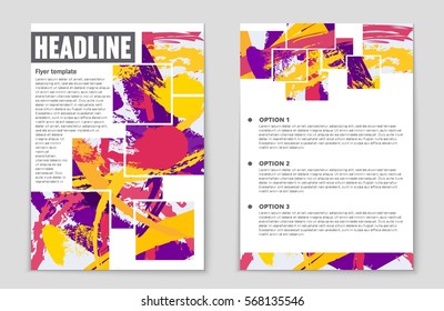 Abstract vector layout background set. For art template design, list, front page, mockup brochure theme style, banner, idea, cover, booklet, print, flyer, book, blank, card, ad, sign, sheet,, a4.