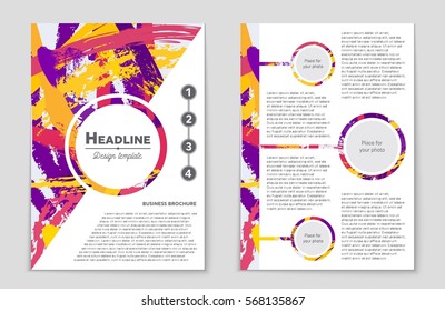 Abstract vector layout background set. For art template design, list, front page, mockup brochure theme style, banner, idea, cover, booklet, print, flyer, book, blank, card, ad, sign, sheet,, a4.