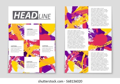 Abstract vector layout background set. For art template design, list, front page, mockup brochure theme style, banner, idea, cover, booklet, print, flyer, book, blank, card, ad, sign, sheet,, a4.