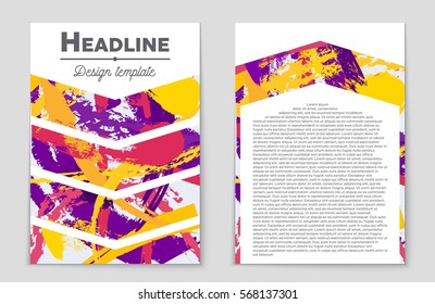 Abstract vector layout background set. For art template design, list, front page, mockup brochure theme style, banner, idea, cover, booklet, print, flyer, book, blank, card, ad, sign, sheet,, a4.