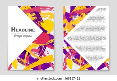 Abstract vector layout background set. For art template design, list, front page, mockup brochure theme style, banner, idea, cover, booklet, print, flyer, book, blank, card, ad, sign, sheet,, a4.