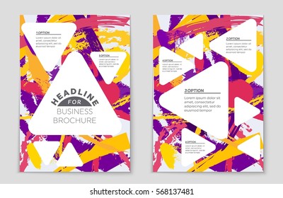 Abstract vector layout background set. For art template design, list, front page, mockup brochure theme style, banner, idea, cover, booklet, print, flyer, book, blank, card, ad, sign, sheet,, a4.