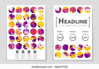Abstract vector layout background set. For art template design, list, front page, mockup brochure theme style, banner, idea, cover, booklet, print, flyer, book, blank, card, ad, sign, sheet,, a4.
