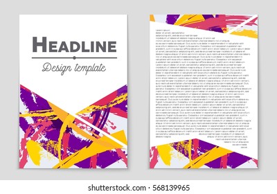 Abstract vector layout background set. For art template design, list, front page, mockup brochure theme style, banner, idea, cover, booklet, print, flyer, book, blank, card, ad, sign, sheet,, a4.