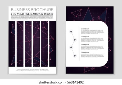Abstract vector layout background set. For art template design, list, front page, mockup brochure theme style, banner, idea, cover, booklet, print, flyer, book, blank, card, ad, sign, sheet,, a4.