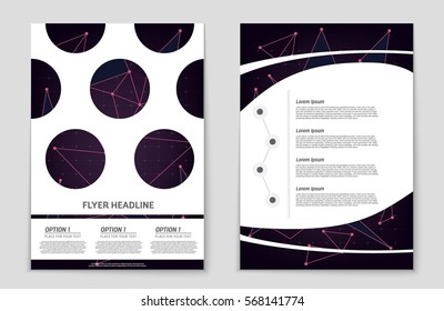 Abstract vector layout background set. For art template design, list, front page, mockup brochure theme style, banner, idea, cover, booklet, print, flyer, book, blank, card, ad, sign, sheet,, a4.