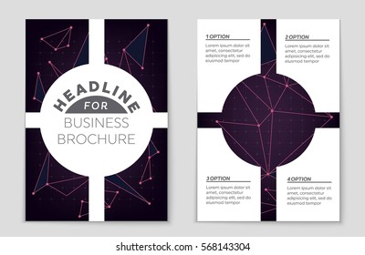 Abstract vector layout background set. For art template design, list, front page, mockup brochure theme style, banner, idea, cover, booklet, print, flyer, book, blank, card, ad, sign, sheet,, a4.