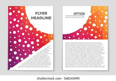 Abstract vector layout background set. For art template design, list, front page, mockup brochure theme style, banner, idea, cover, booklet, print, flyer, book, blank, card, ad, sign, sheet,, a4.