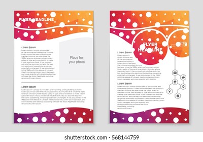 Abstract vector layout background set. For art template design, list, front page, mockup brochure theme style, banner, idea, cover, booklet, print, flyer, book, blank, card, ad, sign, sheet,, a4.