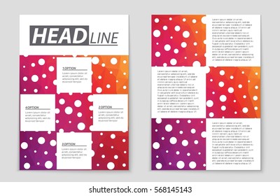 Abstract vector layout background set. For art template design, list, front page, mockup brochure theme style, banner, idea, cover, booklet, print, flyer, book, blank, card, ad, sign, sheet,, a4.