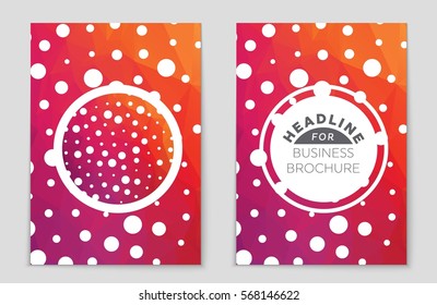 Abstract vector layout background set. For art template design, list, front page, mockup brochure theme style, banner, idea, cover, booklet, print, flyer, book, blank, card, ad, sign, sheet,, a4.