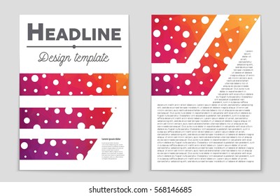 Abstract vector layout background set. For art template design, list, front page, mockup brochure theme style, banner, idea, cover, booklet, print, flyer, book, blank, card, ad, sign, sheet,, a4.