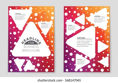 Abstract vector layout background set. For art template design, list, front page, mockup brochure theme style, banner, idea, cover, booklet, print, flyer, book, blank, card, ad, sign, sheet,, a4.