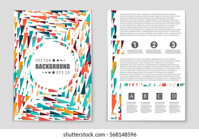 Abstract vector layout background set. For art template design, list, front page, mockup brochure theme style, banner, idea, cover, booklet, print, flyer, book, blank, card, ad, sign, sheet,, a4.