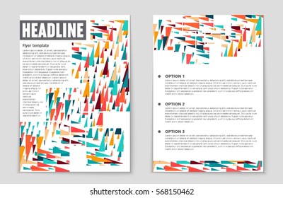 Abstract vector layout background set. For art template design, list, front page, mockup brochure theme style, banner, idea, cover, booklet, print, flyer, book, blank, card, ad, sign, sheet,, a4.