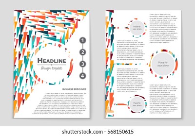 Abstract vector layout background set. For art template design, list, front page, mockup brochure theme style, banner, idea, cover, booklet, print, flyer, book, blank, card, ad, sign, sheet,, a4.