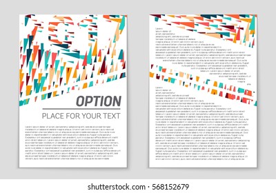 Abstract vector layout background set. For art template design, list, front page, mockup brochure theme style, banner, idea, cover, booklet, print, flyer, book, blank, card, ad, sign, sheet,, a4.