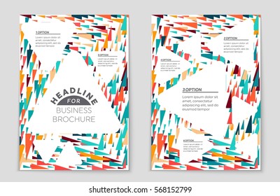 Abstract vector layout background set. For art template design, list, front page, mockup brochure theme style, banner, idea, cover, booklet, print, flyer, book, blank, card, ad, sign, sheet,, a4.