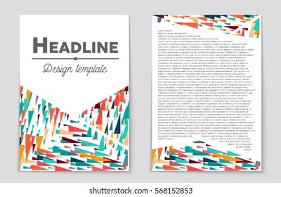 Abstract vector layout background set. For art template design, list, front page, mockup brochure theme style, banner, idea, cover, booklet, print, flyer, book, blank, card, ad, sign, sheet,, a4.