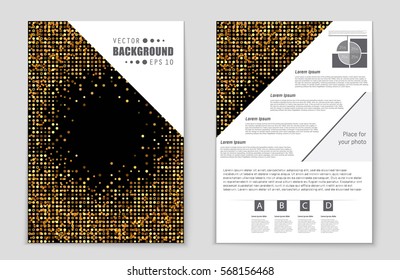 Abstract vector layout background set. For art template design, list, front page, mockup brochure theme style, banner, idea, cover, booklet, print, flyer, book, blank, card, ad, sign, sheet,, a4.