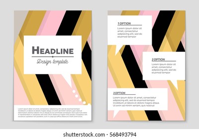 Abstract vector layout background set. For art template design, list, front page, mockup brochure theme style, banner, idea, cover, booklet, print, flyer, book, blank, card, ad, sign, sheet,, a4.