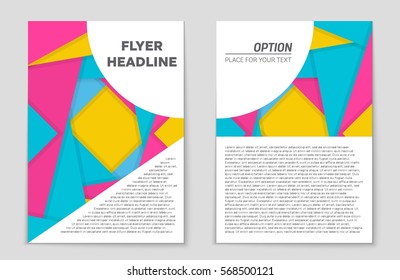 Abstract vector layout background set. For art template design, list, front page, mockup brochure theme style, banner, idea, cover, booklet, print, flyer, book, blank, card, ad, sign, sheet,, a4.