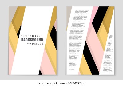 Abstract vector layout background set. For art template design, list, front page, mockup brochure theme style, banner, idea, cover, booklet, print, flyer, book, blank, card, ad, sign, sheet,, a4.